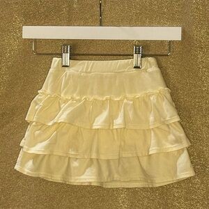 Bundle: Elegant Cream Tiered and Colorful Skorts